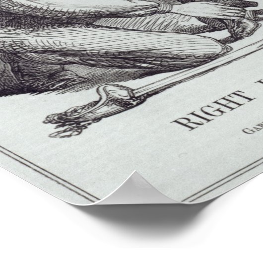 Rechts Leg im Boot bei Last' Poster (Ecke)