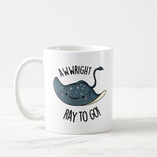 Rechts Ray zum Funny Stingray Pub Kaffeetasse (Links)
