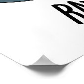 Rechts Ray zum Funny Stingray Pub Poster (Ecke)