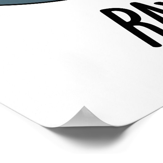 Rechts Ray zum Funny Stingray Pub Poster (Ecke)