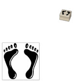 Rechts und Links Füße Gummistempel (Stempel)
