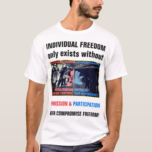 Rechts und Links (hell) T-Shirt (Vorderseite)