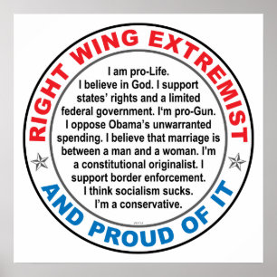 Rechts-Wing Extremist Poster