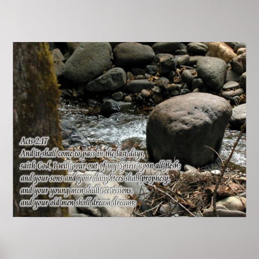 Rechtsakte 2:17 Versprechen Poster (Vorne)