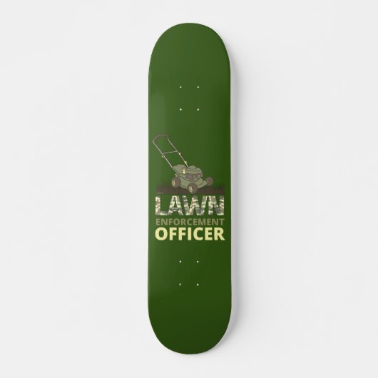 RECHTSANFORDERUNGSBEAUFTRAGTER lustiges Gartengesc Skateboard (Vorne)