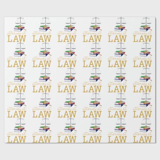 Rechtsanwalt am Gesetz Geschenkpapier (Flach)