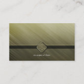 RECHTSANWALT am GESETZ| Grün Visitenkarte (Rückseite)