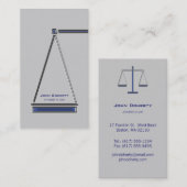 RECHTSANWALT am GESETZ - modern Visitenkarte (Vorne/Hinten)