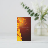 RECHTSANWALT am GESETZ - Visitenkarte (Stehend Vorderseite)