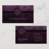 RECHTSANWALT am GESETZ - Visitenkarte (Vorne/Hinten)