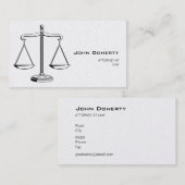 RECHTSANWALT am GESETZ - Visitenkarte (Vorne/Hinten)