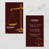 RECHTSANWALT AM GESETZ VISITENKARTE (Vorne/Hinten)