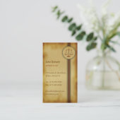 RECHTSANWALT AM GESETZ VISITENKARTE (Stehend Vorderseite)