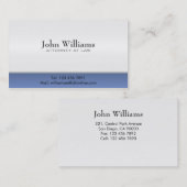 Rechtsanwalt am Gesetz - Visitenkarten Visitenkarte (Vorne/Hinten)