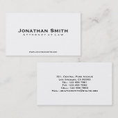 Rechtsanwalt am Gesetz - Visitenkarten Visitenkarte (Vorne/Hinten)