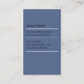 Rechtsanwalt am Gesetz - Visitenkarten Visitenkarte (Rückseite)