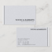 Rechtsanwalt am Gesetz - Visitenkarten Visitenkarte (Vorne/Hinten)