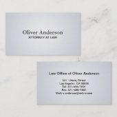 Rechtsanwalt am Gesetz - Visitenkarten Visitenkarte (Vorne/Hinten)