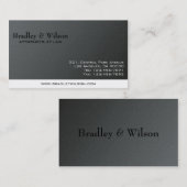 Rechtsanwalt am Gesetz - Visitenkarten Visitenkarte (Vorne/Hinten)