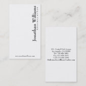 Rechtsanwalt am Gesetz - Visitenkarten Visitenkarte (Vorne/Hinten)