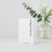 Rechtsanwalt am Gesetz - Visitenkarten Visitenkarte (Stehend Vorderseite)