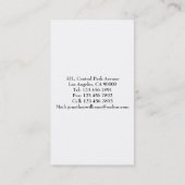 Rechtsanwalt am Gesetz - Visitenkarten Visitenkarte (Rückseite)