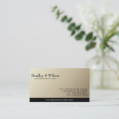 Rechtsanwalt am Gesetz - Visitenkarten Visitenkarte (Stehend Vorderseite)