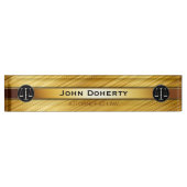 RECHTSANWALT am GESETZESperfekter Namensplakette (Vorderseite)