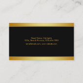 Rechtsanwalt am Gesetzesschwarzen und an der Visitenkarte (Rückseite)