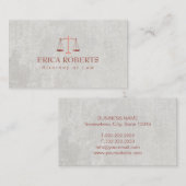 Rechtsanwalt am visitenkarte (Vorne/Hinten)