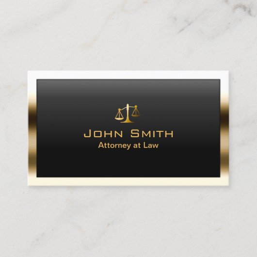 Rechtsanwalt an der Beruflichen Grenze Visitenkarte (Vorderseite)
