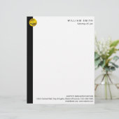 Rechtsanwalt an der briefbogen (Stehend Vorderseite)