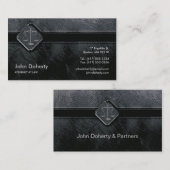 RECHTSANWALT AN GESETZ | einzigartig Visitenkarte (Vorne/Hinten)