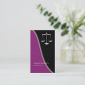 RECHTSANWALT AN GESETZ | nobel Visitenkarte (Stehend Vorderseite)