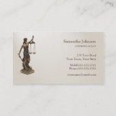 RECHTSANWALT AN GESETZ | Themida Visitenkarte (Rückseite)