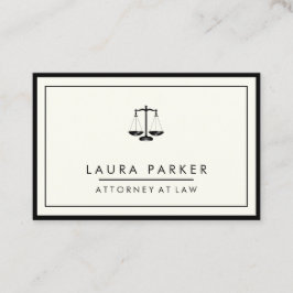 Rechtsanwalt an Gesetzesschlichtem einfachem Visitenkarte