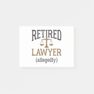 Rechtsanwalt, angeblich Anwaltsbescheid Post-it Klebezettel