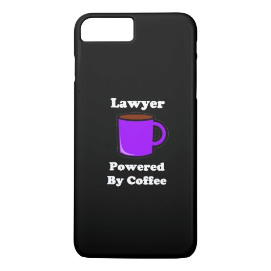 "Rechtsanwalt" angetrieben durch Kaffee Case-Mate iPhone Hülle (Rückseite)