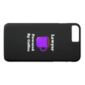 "Rechtsanwalt" angetrieben durch Kaffee Case-Mate iPhone Hülle (Rückseite (Horizontal))