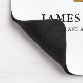 Rechtsanwalt Anwalt Classy White Mousepad (Ecke)