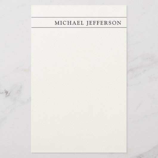 Rechtsanwalt/-anwältin Beruf Schwarz Weiß Briefpapier (Vorderseite)