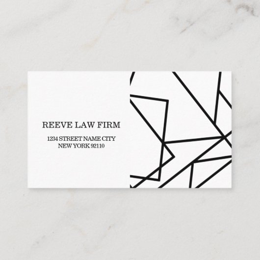 Rechtsanwalt, Anwaltskanzlei, Anwaltskanzlei, Visi Visitenkarte (Rückseite)