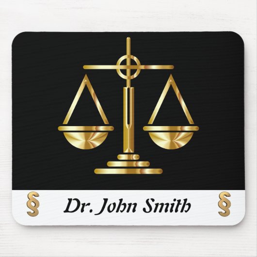 Rechtsanwalt auf der juristischen Seite Mousepad (Vorne)