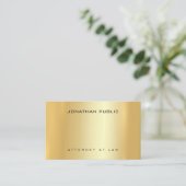 Rechtsanwalt Berufliches Gold Template Law Visitenkarte (Stehend Vorderseite)