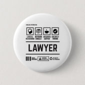 Rechtsanwalt Button (Vorderseite)
