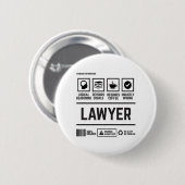 Rechtsanwalt Button (Vorne & Hinten)