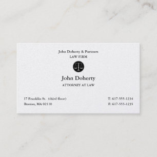 Rechtsanwalt   Classic Lawyer Business Card Visitenkarte