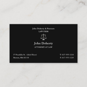 Rechtsanwalt   Classic Lawyer Business Card Visitenkarte