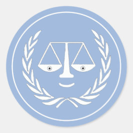 Rechtsanwalt Classic Round Sticker für Abschluss d