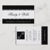 Rechtsanwalt der Anwaltsanwältin Platinum Visitenkarte (Vorne/Hinten)
